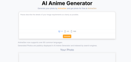 Нейросеть для генерации аниме картинок Anime Image Generator