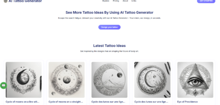 Нейросеть для создания эскиза тату Al Tattoo Generator