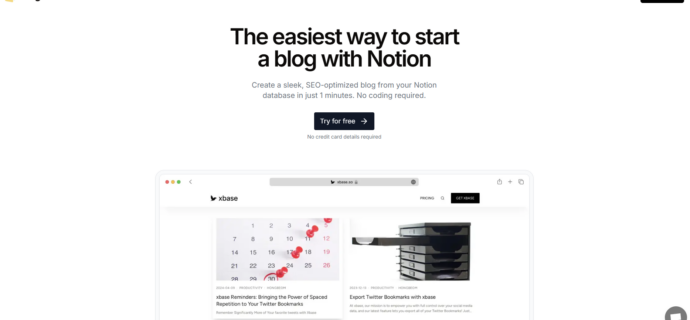 Нейросеть для создания блога из Notion BlogPro